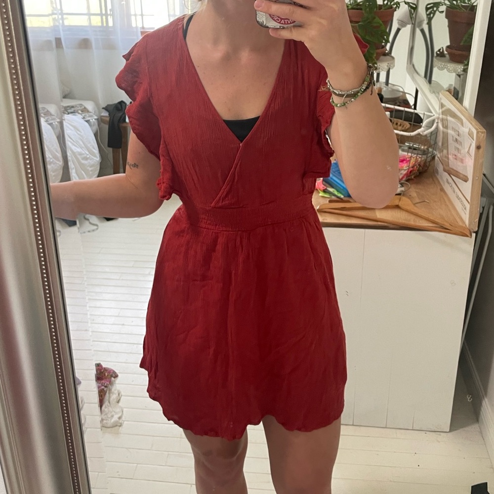 burnt orange sundress ☀️